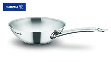 Plastimex pánev d28cm WOK, 3,5L, v. 8,5cm, indukce, NR