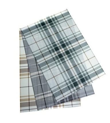 Plastimex prostírání 45x30cm, KÁRO černé, hnědé, červené, modré, plast
