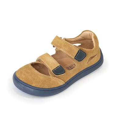 chlapecké sandály Barefoot TERY BROWN, Protetika, hnědá