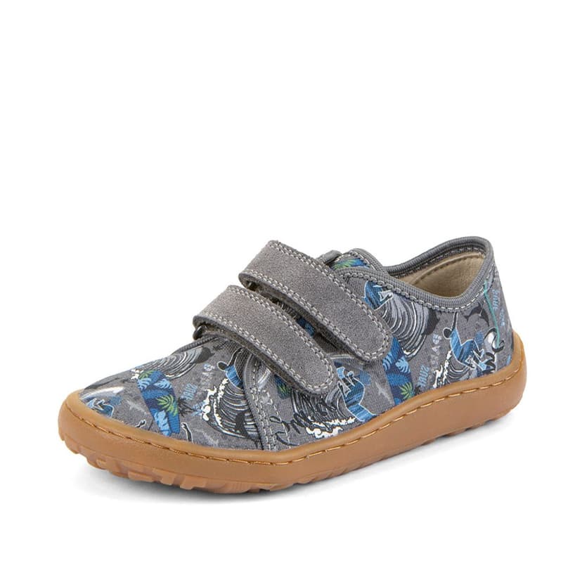 Detské plátené barefoot tenisky CANVAS GRAY+ Froddo G1700440-8