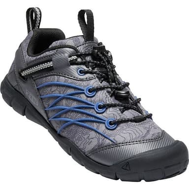 Outdoorové topánky CHANDLER CNX C Black/bright cobalt, Keen, 1026306, sivá