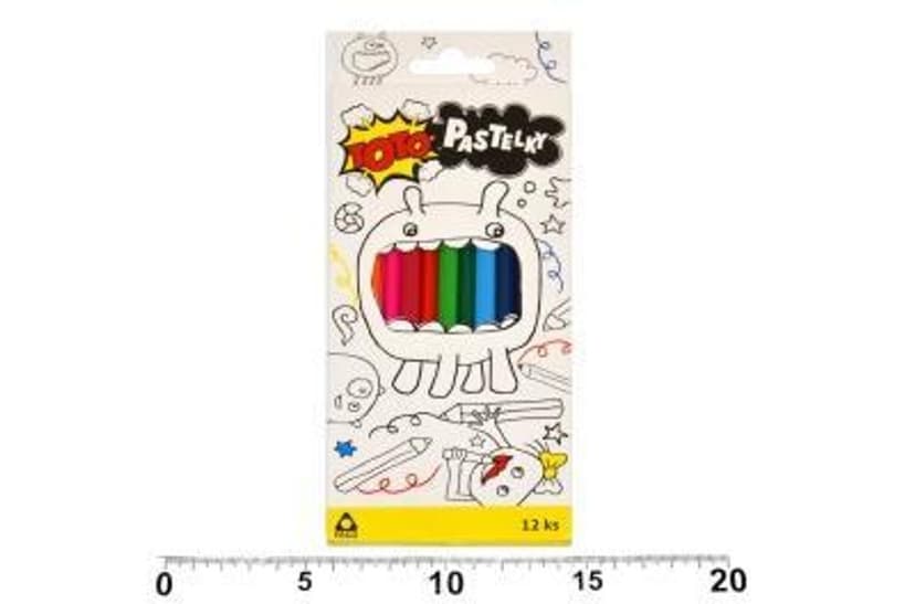 Pastelky 12 ks, triangle, TOTO, 811036