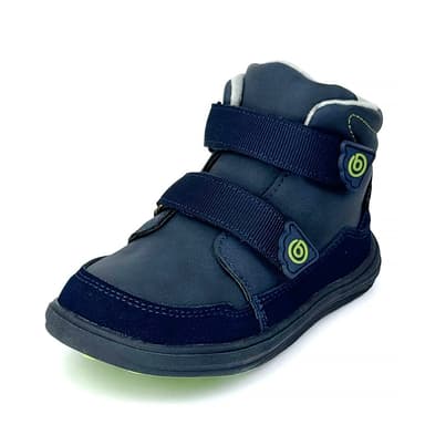 Chlapčenská celoročná barefoot obuv Bugga NUVA Navy B00198-04