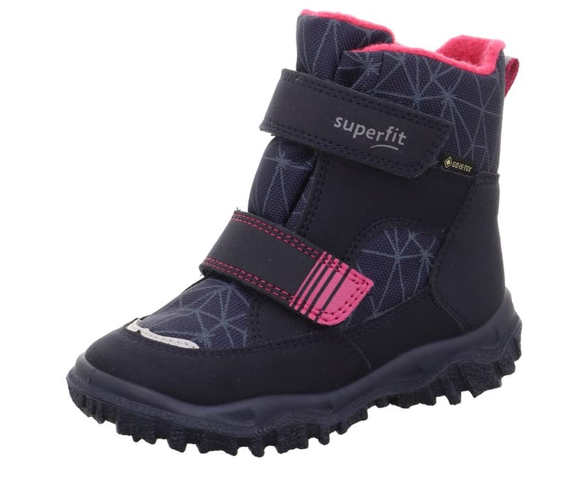 Dívčí zimní boty HUSKY Blue/Pink Gore-Tex, Superfit, 1-006080-8020, růžová