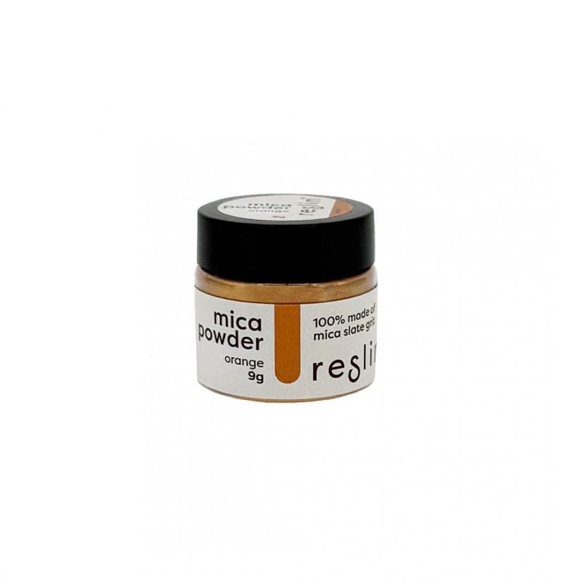 Reslin® Reslin perleťový mica prášek do ekologické pryskyřice 9 g oranžový - 1 ks