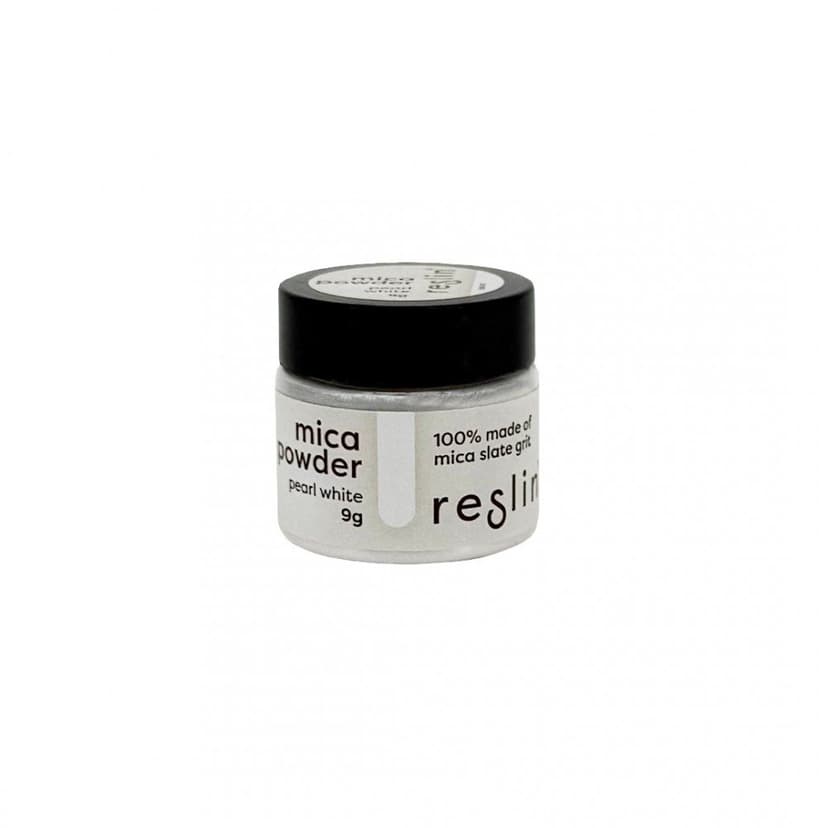 Reslin® Reslin perleťový mica prášek do ekologické pryskyřice 9 g perlově bílý - 1 ks