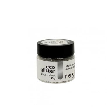 Reslin® Reslin eco glitre do ekologickej živice 15 g veľ. S vo farbe striebra
