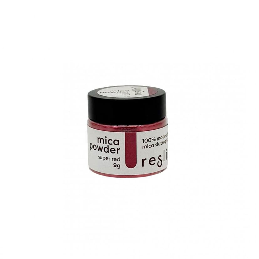 Reslin® Reslin perleťový mica prášok do ekologickej živice 9 g červený