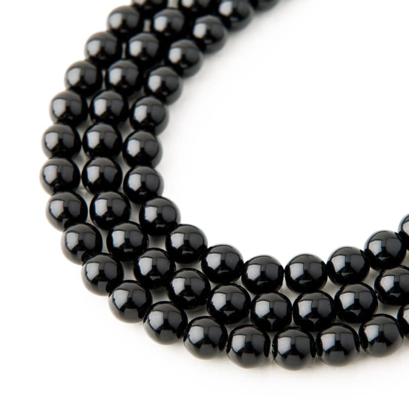 Manumi české sklenené stláčané guľôčky Jet 6mm č.43