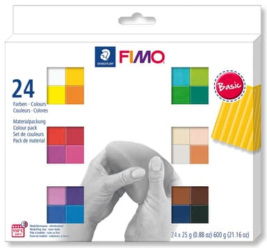 Staedtler FIMO Soft sada 24 barev 25g Basic
