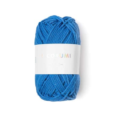 Rico Design Bavlnená háčkovacia priadza Ricorumi dk odtieň 032 modrá