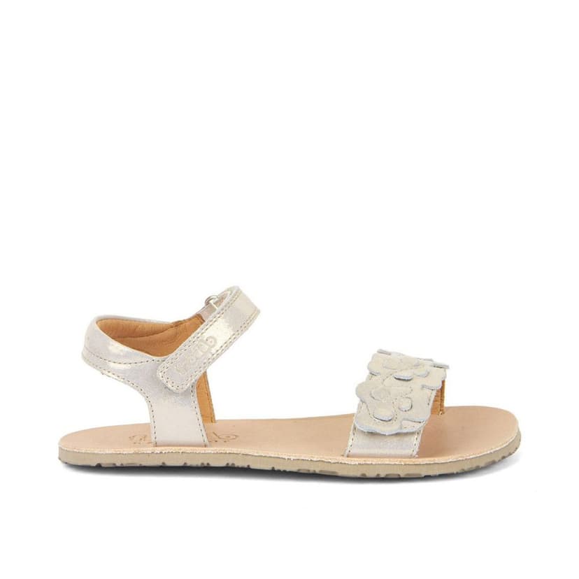 Barefoot Sandály FRODDO SANDAL FLEXY FLOWER zlaté shine