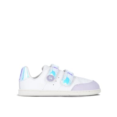 Dětské barefoot tenisky Be Lenka Energise Kids - White & Iridescent