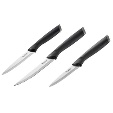 Sada kuchyňských nožů Tefal Essential K2219455, 3 ks nerez