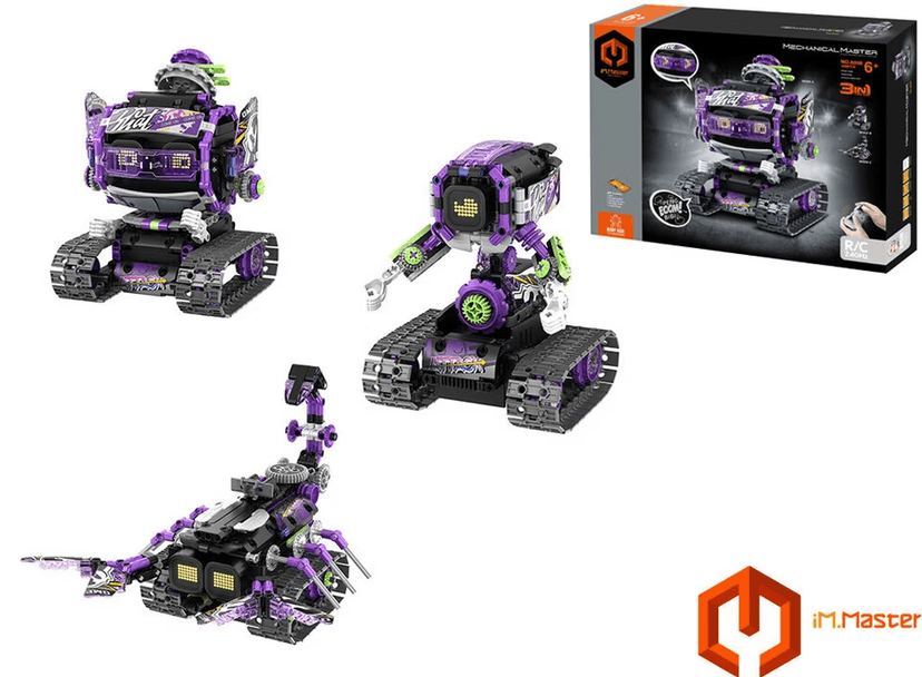 iM.Master 3-v-1 RC diaľkovo ovládaná robotická súprava 20,6cm 050918