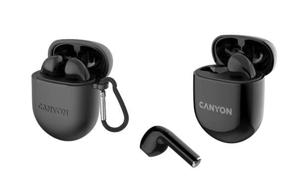 Canyon TWS-6 True Wireless Bluetooth slúchadlá do uší čierne CNS-TWS6B