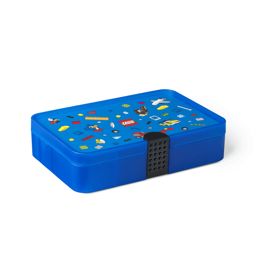 LEGO Storage ICONIC úložný box s priehradkami - modrá 40840002