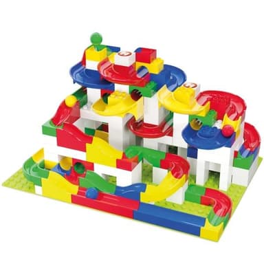Hubelino Guľôčková dráha - set s kockami Maxi 213 ks 420572