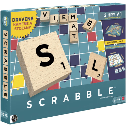 Mattel SCRABBLE drevená edícia SK 25JLJ69