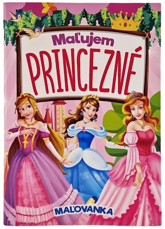 FONI-BOOK Maľujem princezné omaľovánka 944989