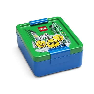 LEGO Lunch ICONIC Boy box na desiatu - modrá/zelená 40521724