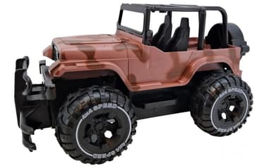 Wiky Terénne auto Jeep RC s efektmi 1:16 bordová 292555
