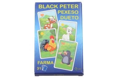 Mikro Černý Petr/Pexeso/Dueto farma 31ks krabičce