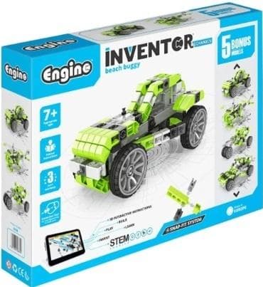 Engino INVENTOR MECHANICS plážová bugina s 5 bonusovými modelmi IN30