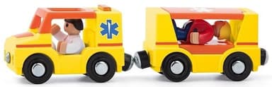 Woody Autíčka k dráhe - Ambulancia, 4ks OLP102190793