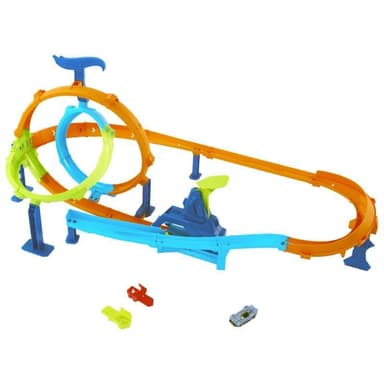Mattel Hot Wheels STUNT TRACKS RAPID LAUNCH CYCLONE 25JHK73