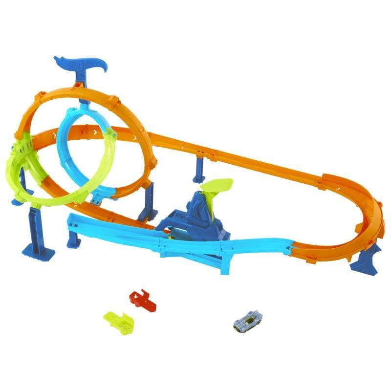Mattel Hot Wheels STUNT TRACKS RAPID LAUNCH CYCLONE 25JHK73