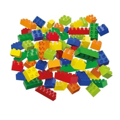 Hubelino Guľôčková dráha - kocky farebné 60 ks 400383