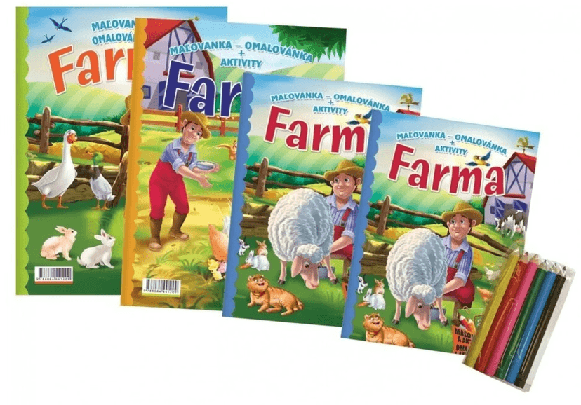 FONI-BOOK Maľovanka s aktivitami Farma 945931