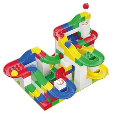 Hubelino Guľôčková dráha - set s kockami Basic 123 ks 420480