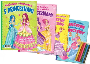 FONI-BOOK Maľovanka s aktivitami Princezné 945924