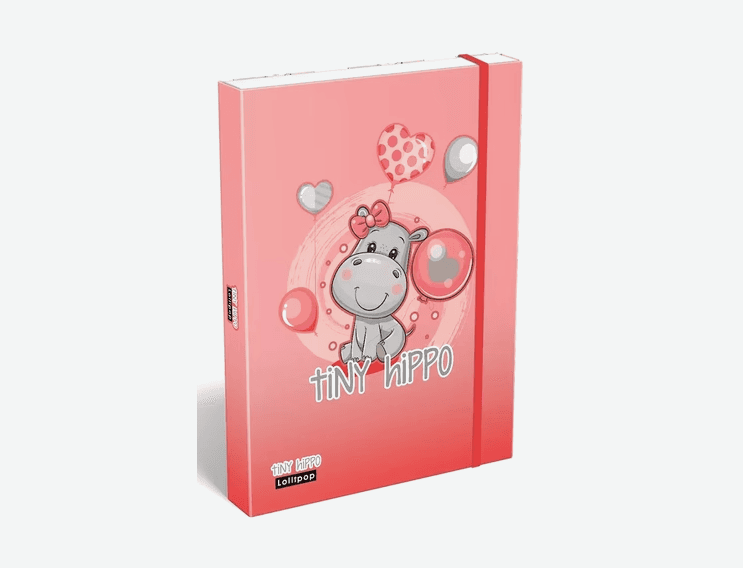 LIZZY-CARD Box na zošity A4 Tiny Hippo 412824