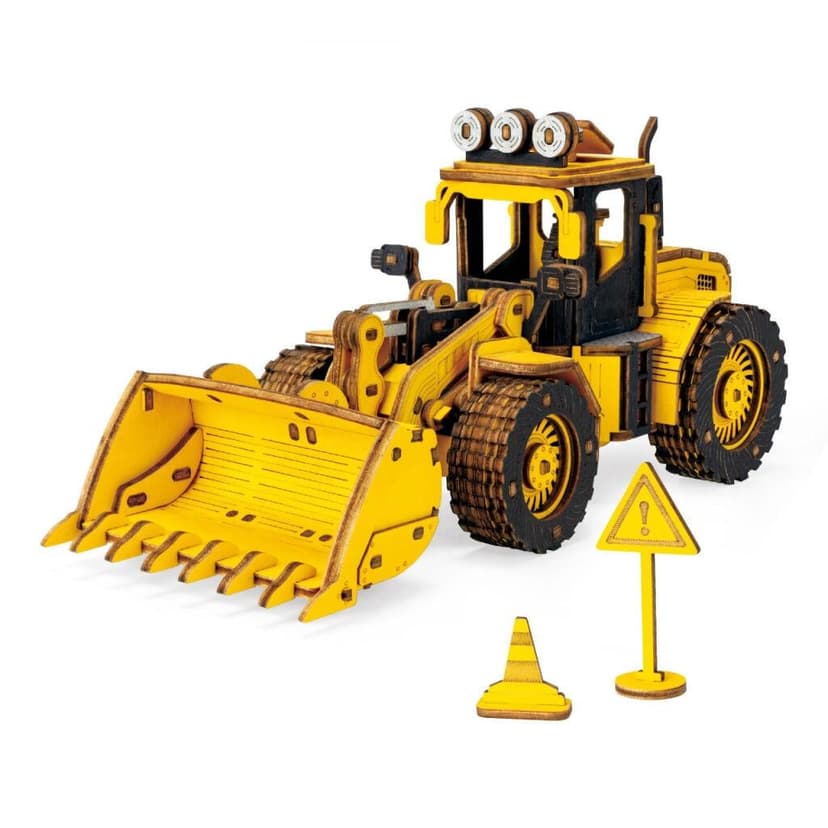 RoboTime drevené 3D puzzle Nakladač TG509K