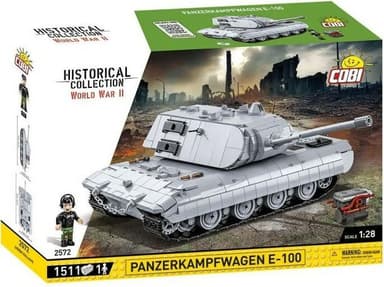 Cobi 2572 II WW Panzerkampfwagen E-100, 1:28, 1511 k, 1 f CBCOBI-2572
