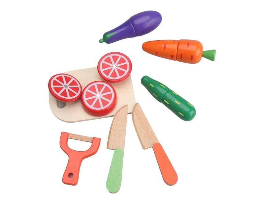 MAC Toys Zelenina - drevená, krájanie M80132