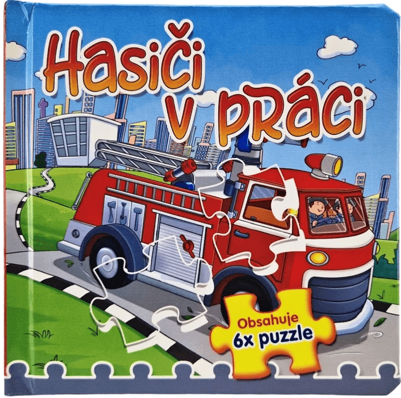 FONI-BOOK Hasiči v práci kniha puzzle 6x 948307