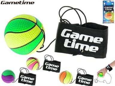 MIKRO - Gametime loptička vracajúca sa 6cm 4druhy 26941