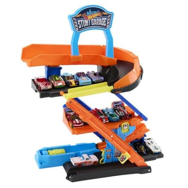 Mattel Hot Wheels CITY TROJPODLAŽNÁ KASKADÉRSKA GARÁŽ 25JHL94
