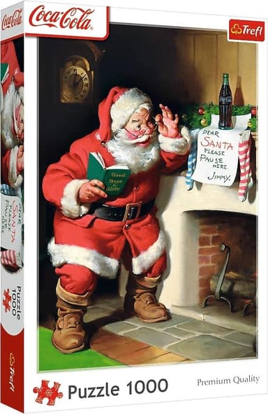 Trefl Puzzle 1000 Coca-Cola: Santa pri krbe 10922