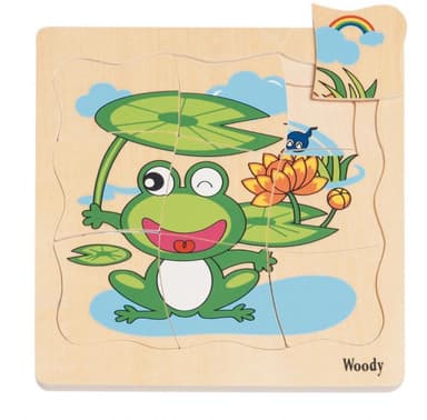 Woody Puzzle na doske Vývoj žaby 102190078