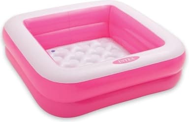 Intex Nafukovací dětský bazének čtverec růžový 8050304