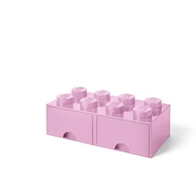 LEGO Storage úložný box 8 so zásuvkou - svetlo ružová 40061738
