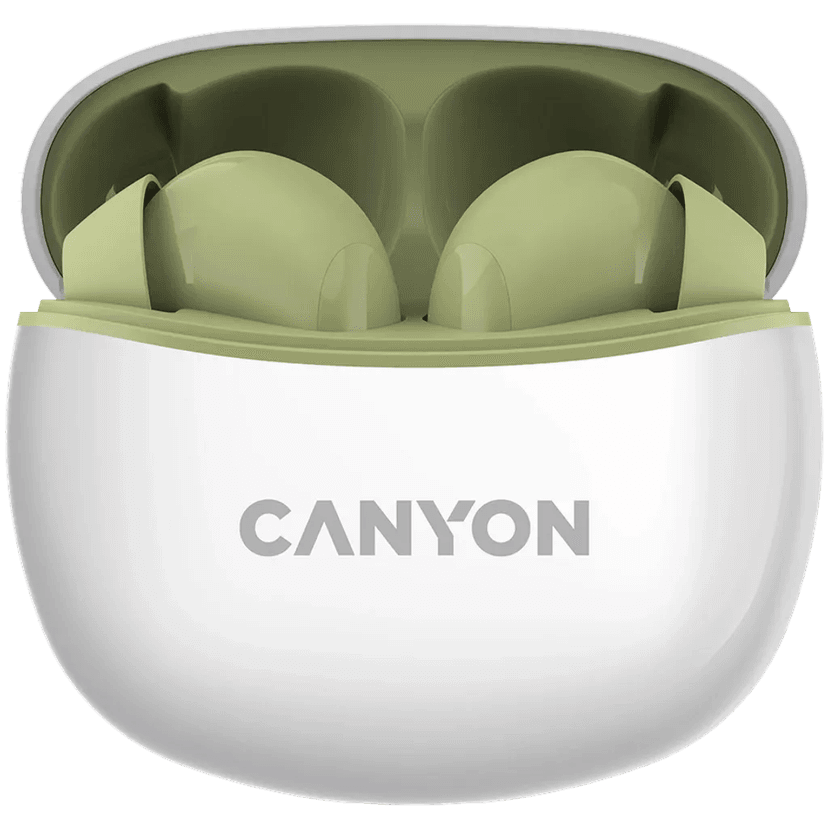 Canyon TWS-5 True Wireless Bluetooth slúchadlá do uší zelené CNS-TWS5GR