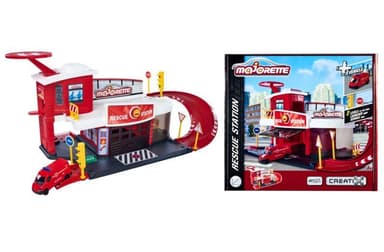 Majorette Creatix Hasičská stanica + 1 autíčko MJ 2050038