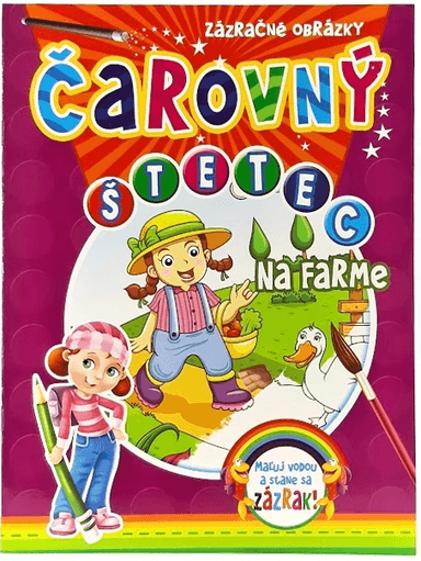 FONI-BOOK Čarovný štetec vyfarbovanie na farme 942688