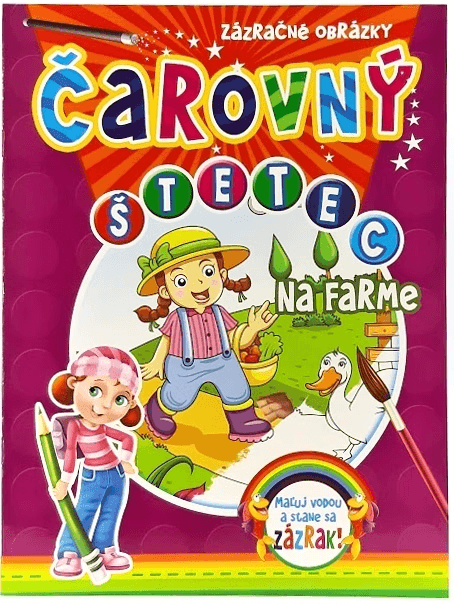 FONI-BOOK Čarovný štetec vyfarbovanie na farme 942688